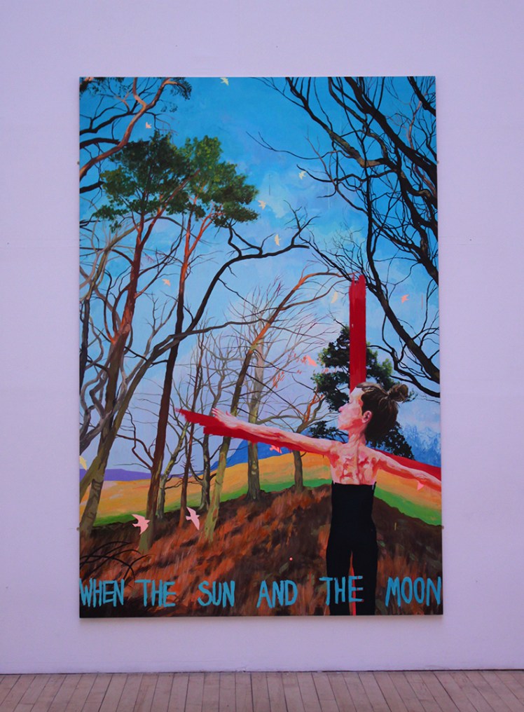 Still There and Here Now. Oil, Gloss, Pigment,