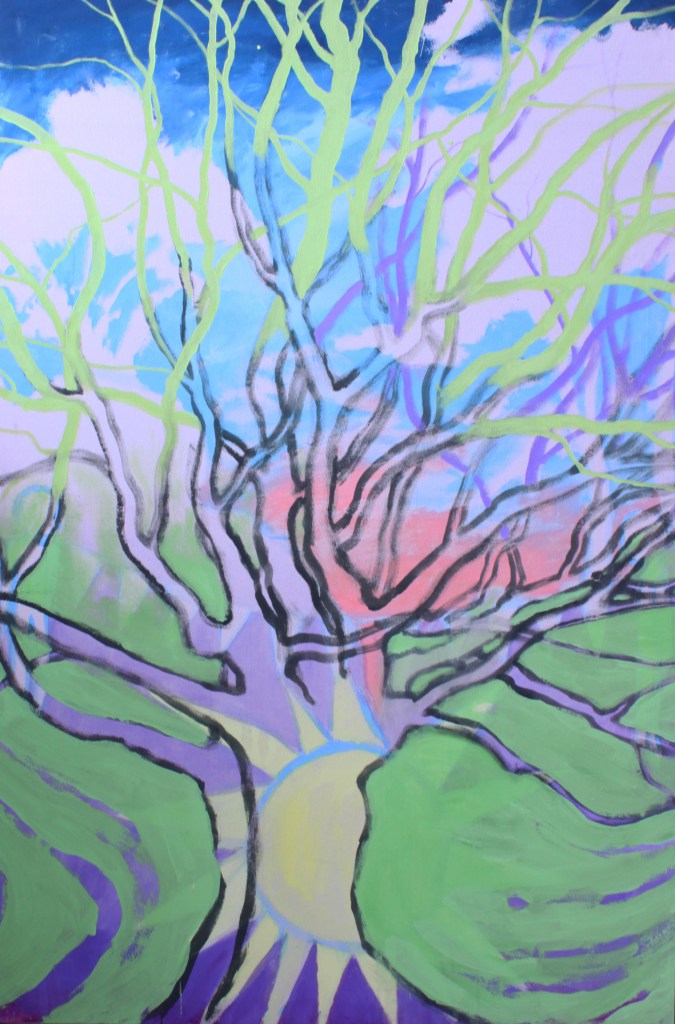 New Light. Oil, Gloss, Pigment.