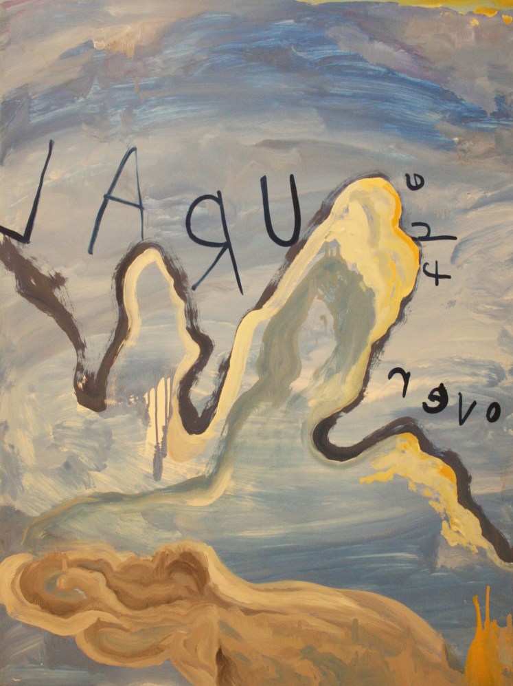 Back Across Land. Oil, Gloss, Pigment