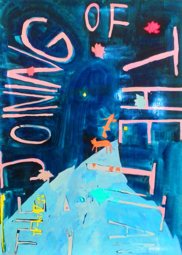 The Joining of The Titans, Oil, Gloss, Pigment