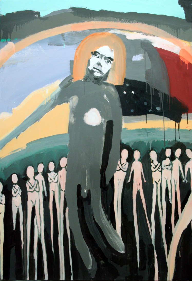 Triptych, Oil, Gloss, Pigment