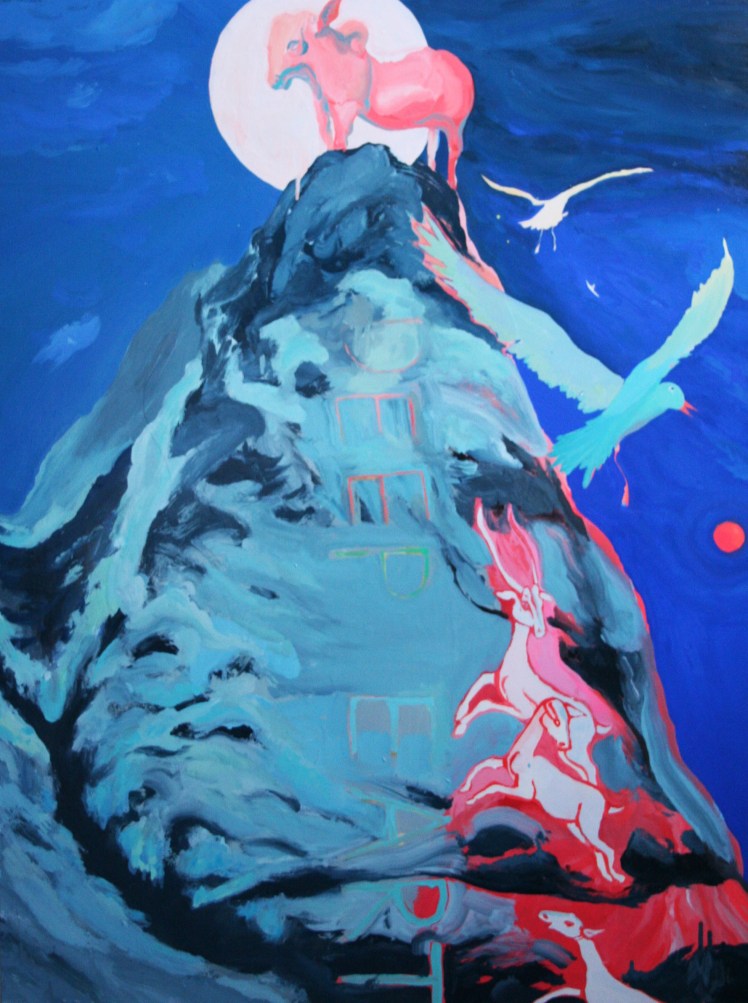 Deep and Open. Oil, Gloss, Pigment