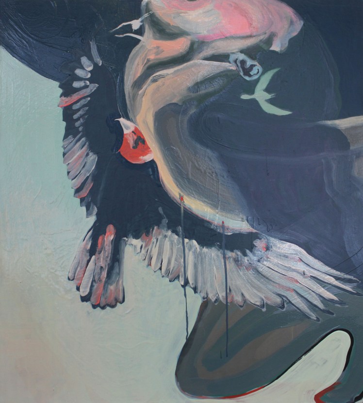 Oil, Gloss, Pigment, 2016 (H77 X W70 cm)